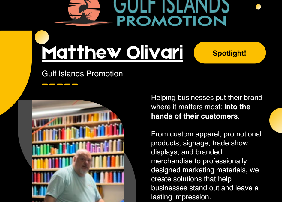Matthew Olivari: Gulf Islands Promotions